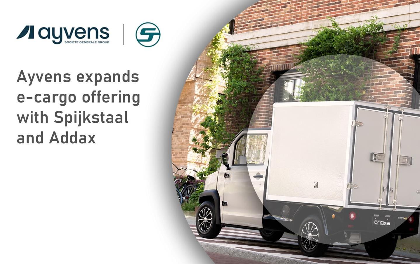 Ayvens expands e-cargo offering with Spijkstaal
