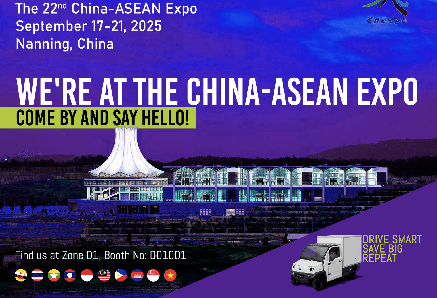 We're exhibiting at the China-ASEAN Expo!